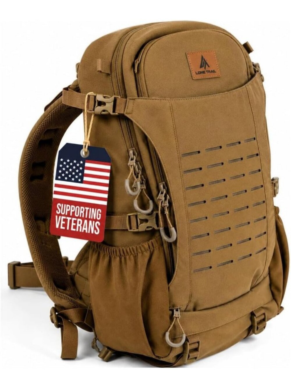 25L Silent Hunting Backpack - Versatile Bow & Rifle Carry System for Outdoor